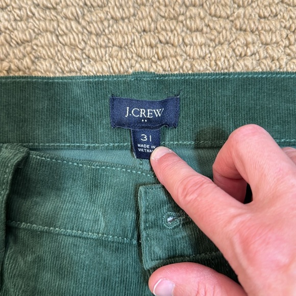J. Crew green corduroy pants soooo cute!!! - Picture 2 of 6